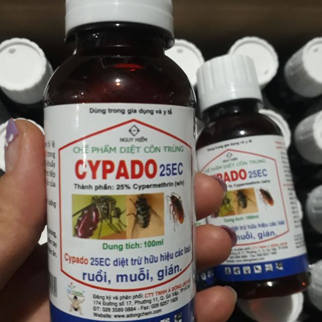 PHUN MUỖI CYPADO 25EC