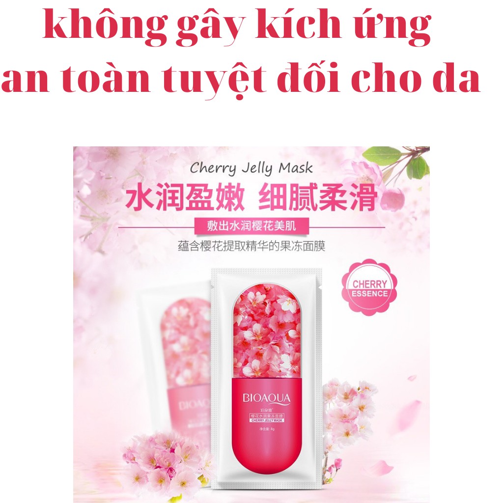 Mặt nạ ngủ cấp ẩm dưỡng trắng da thạch collagen BIOAQUA nội địa Trung