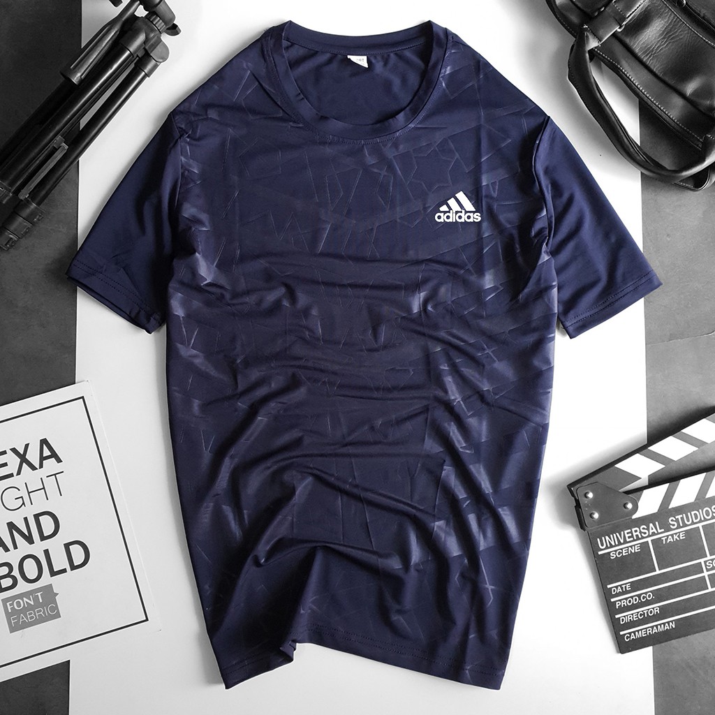 Áo Thun Nam Ngắn Tay - Áo Phông Nam Không Cổ Dập Vân Họa Tiết Đẹp 3 Màu Thời Trang, ALT005 | BigBuy360 - bigbuy360.vn