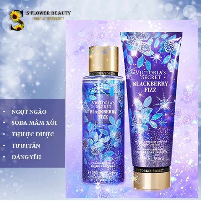 Xịt Thơm Toàn Thân Victoria’s Secret Body Mist - Champagne Petals | Blackberry Fizz | Vanilla Sparkle | Glittering Iris | BigBuy360 - bigbuy360.vn