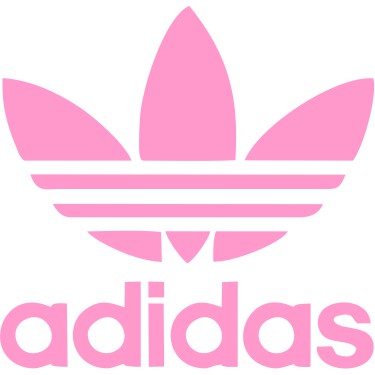 Logo adidas 3 lá nhiều màu in trực tiếp lên vải bằng bàn ủi, bàn là