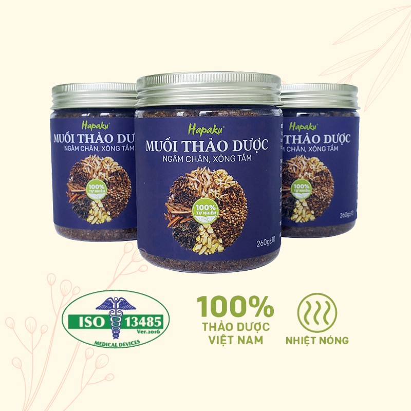 Muối Ngâm Chân Thảo Mộc Hapaku 260g