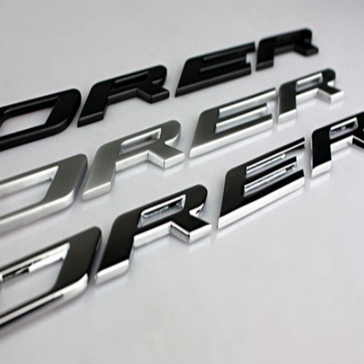 Sản Phẩm Decal 3D-Tem Dán 3D-Ô Tô-EXPLORER 3D-INOX-G40609 .