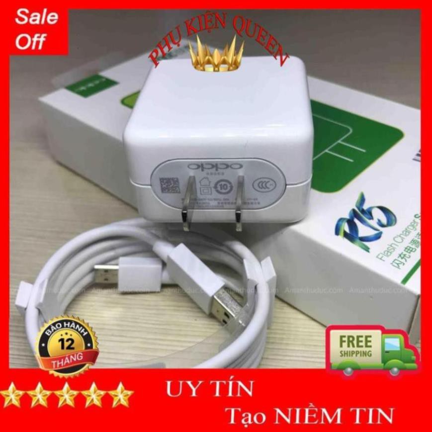 Bộ Sạc OPPO VOOC R15 Fullbox cao cấp Find 7/ Find 7a, R7s/ R7 Plus, R9/ R9 Plus, R5, N3, F1 Plus...