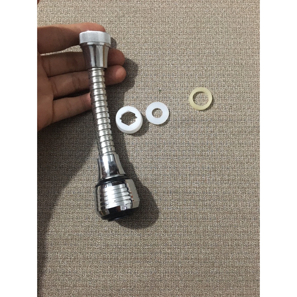 Đầu vòi tăng áp tạo bọt xoay 180 độ