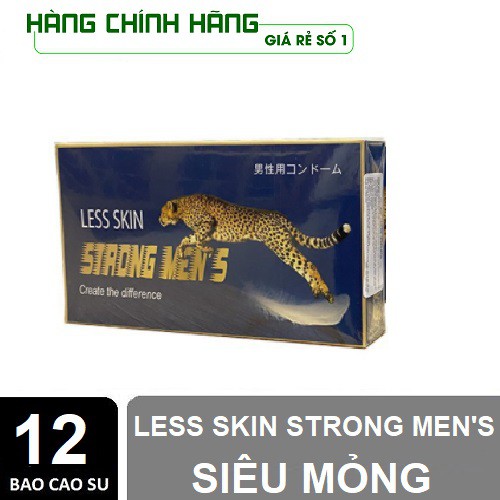 [BÁN SỈ] Combo 10 Hộp Bao cao su Strongmen siêu mỏng (120bao), BCS Nhật thêm chất bôi trơn dùng siêu mướt, phải thử ngay