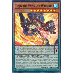 Thẻ Bài Yugioh Hojo the Vaylantz Warrior - TAMA-EN004 - Super Rare 1st Edition