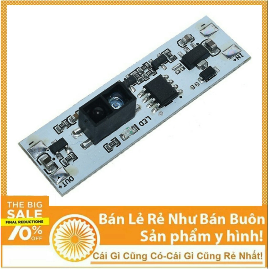 Anasa Cảm biến hồng ngoại khoảng cách chế máy sấy tay khô nhà vệ sinh  5v 12v 24v khoảng cách 80mmi Anasa