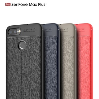Ốp lưng Asus Zenfone Max Plus M1 ZB570TL Sillicon giả da Auto Focus