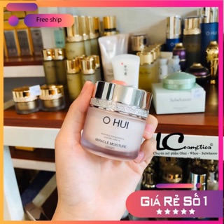 [ FREE SHIP] Kem dưỡng Cấp ẩm - Dưỡng căng bóng sáng hồng da Ohui Moisture hũ 30ml tách set