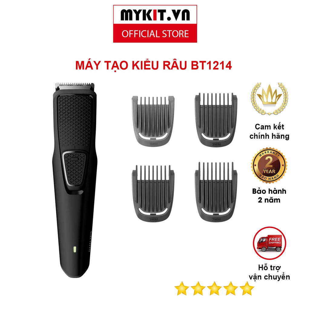 [Hàng Chính Hãng] Máy cạo tỉa râu đa năng Philips BT1214 - MYKIT.VN