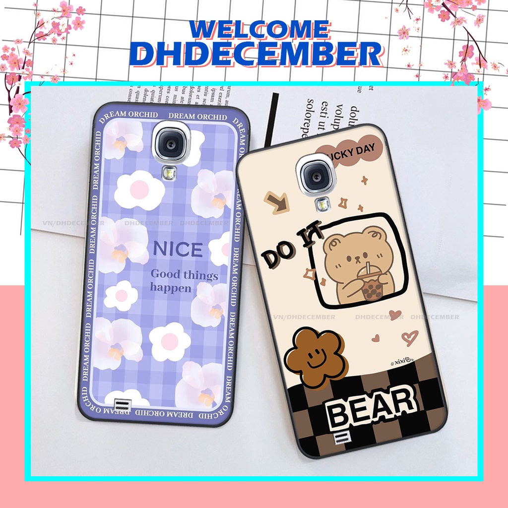 Ốp lưng Samsung Galaxy S4 in hình gấu K@ws, gấu nâu, dor@emon RẺ- ĐẸP- BỀN