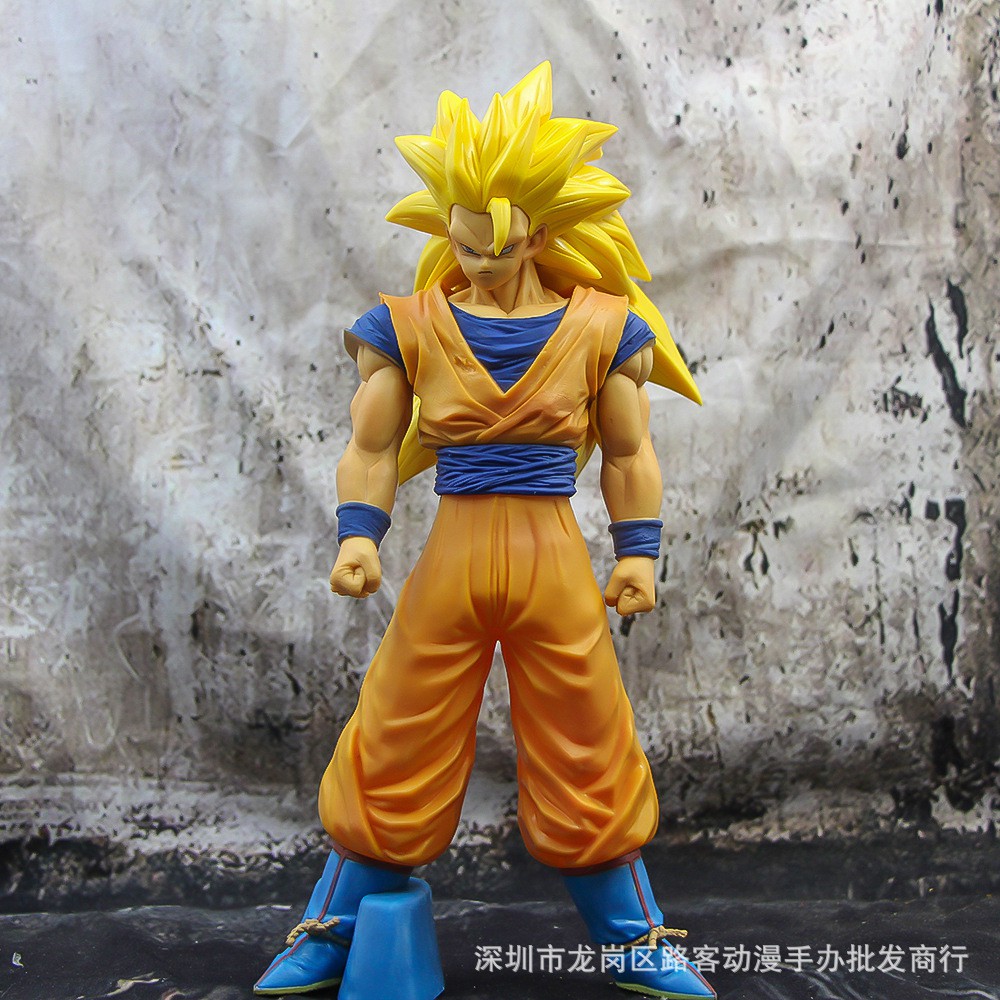 [Mã LIFEXANH03 giảm 10% đơn 500K] (Có sẵn - 32cm) Mô Hình Songoku Super Saiyan SSJ3 siêu nét - Figure Dragon Ball