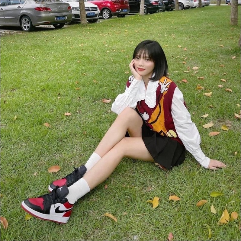 Giày Nike Air Jordan 1 Low Bred Toe