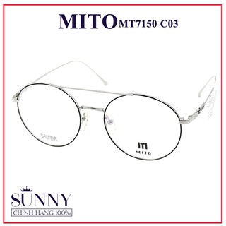 MT7150 - Gọng kính Mito unisex chính hãng Italia - - kèm tem chống hàng giả do bộ công an cấp