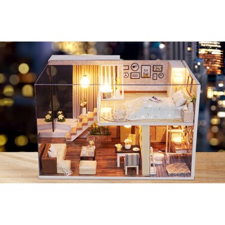 Mô hình nhà gỗ DIY căn phòng mô ước