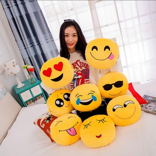 Gối hình icon mặt cười nhồi bông đồ chơi sz 32cm