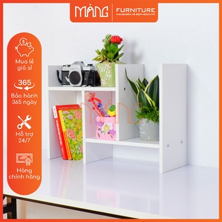 Bộ to kệ sách để bàn tiện ích gỗ đẹp ks01