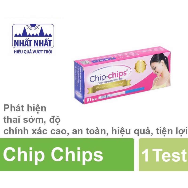 Que thử thai Chip Chips