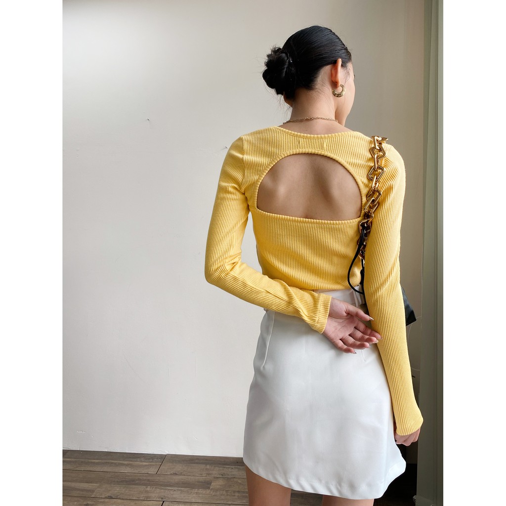 Chân Váy Trắng Túi Đắp Kèm Nịt EDINI - V353 | BigBuy360 - bigbuy360.vn