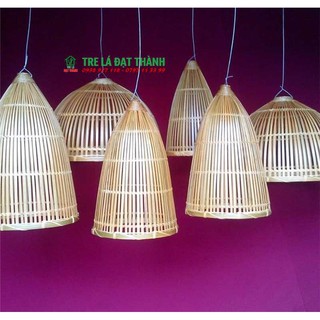 Đèn nơm tre, đèn trang trí, đèn tre sân vườn