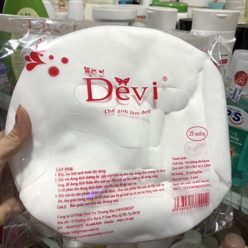 Mặt nạ giấy Devi (25 miếng)