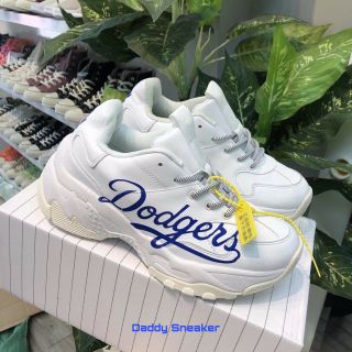 < VIDEO + ẢNH THẬT > GIÀY SNEAKER NLB DODGERS TRẮNG THẤP CỔ