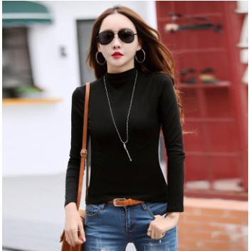 Áo Giữ Nhiệt Cổ Lọ Nữ Thu Đông Dài Tay Madela Siêu Ấm, Áo Giữ Nhiệt Nữ Dáng Ôm Body Co Giãn Tốt