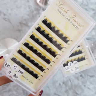 MI KATUN .MIX SIZE 8mm - 12mm. ĐỘ CONG J & C ( cong tự nhiên )