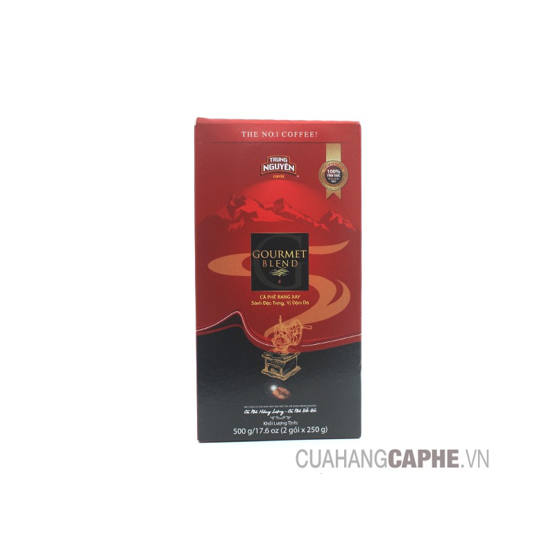 Cà phê phin Gourmet Blend Trung Nguyên hộp 500 gram