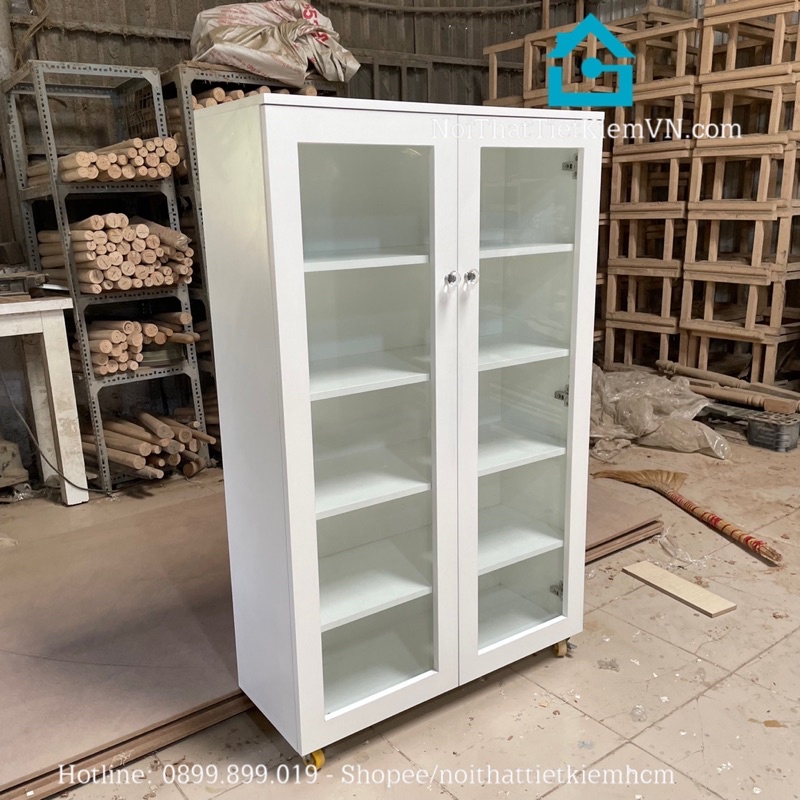Tủ IKea kính, kệ trưng bày, tủ túi xách, tủ sách đa năng, cánh kính ( HÀNG ĐÃ LẮP SẴN) - TT797999