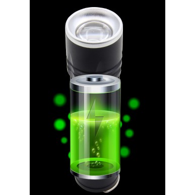 Đèn pin siêu sáng S5 , sử dụng pin sạc rời pin 18650 và 26650 và 3 viên pin 2A chất liệu kim loại nhộm bền đẹp