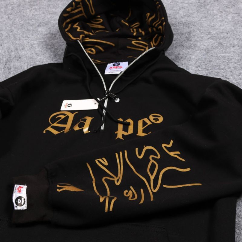 Áo Hoodie A Bathing Bape X Aape Phong Cách Cá Tính