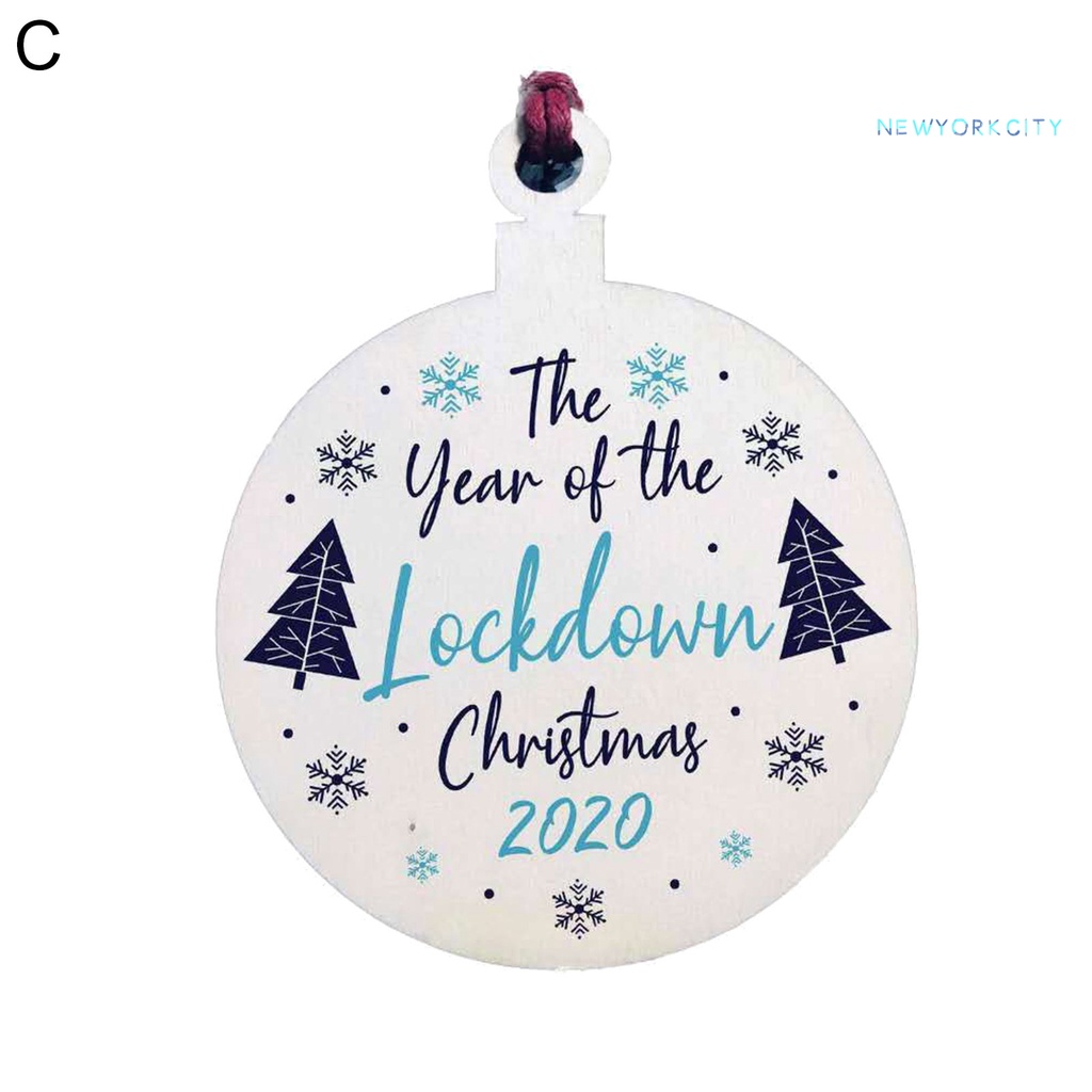 Mặt Gỗ Hình Tròn In Chữ Giáng Sinh Trang Trí Cây Thông