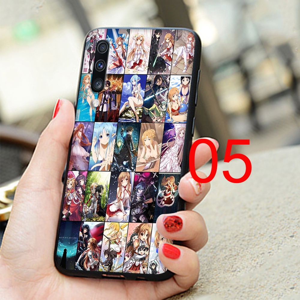 Ốp Điện Thoại Silicon Mềm Hình Anime Sword Art Online Ii Cho Realme X Lite 3 5 Pro 5i Xt X2 X50 No169