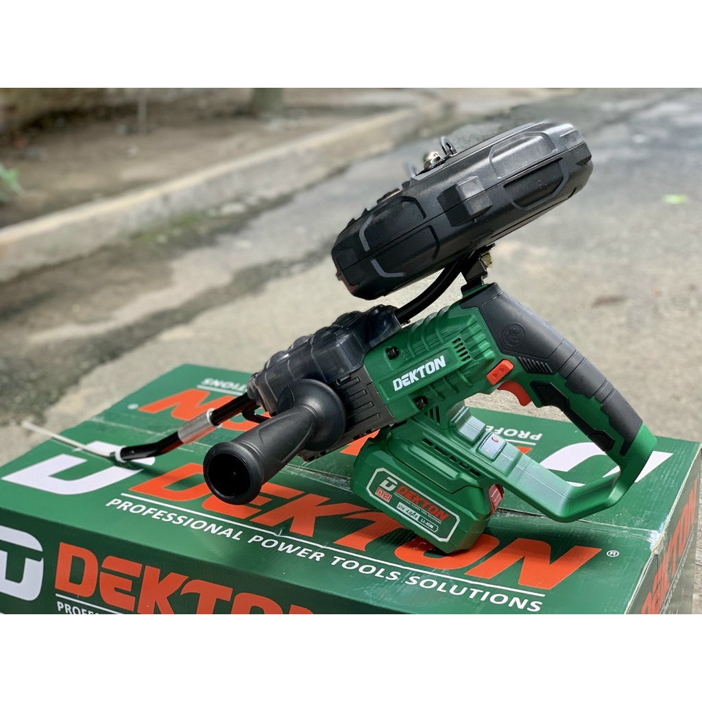 Máy Rút Dây Điện Dekton / Chân Pin Phổ Thông Makita / Motor Brushless /  28M Dây / Max Tải Kéo Tối Đa 90Kg