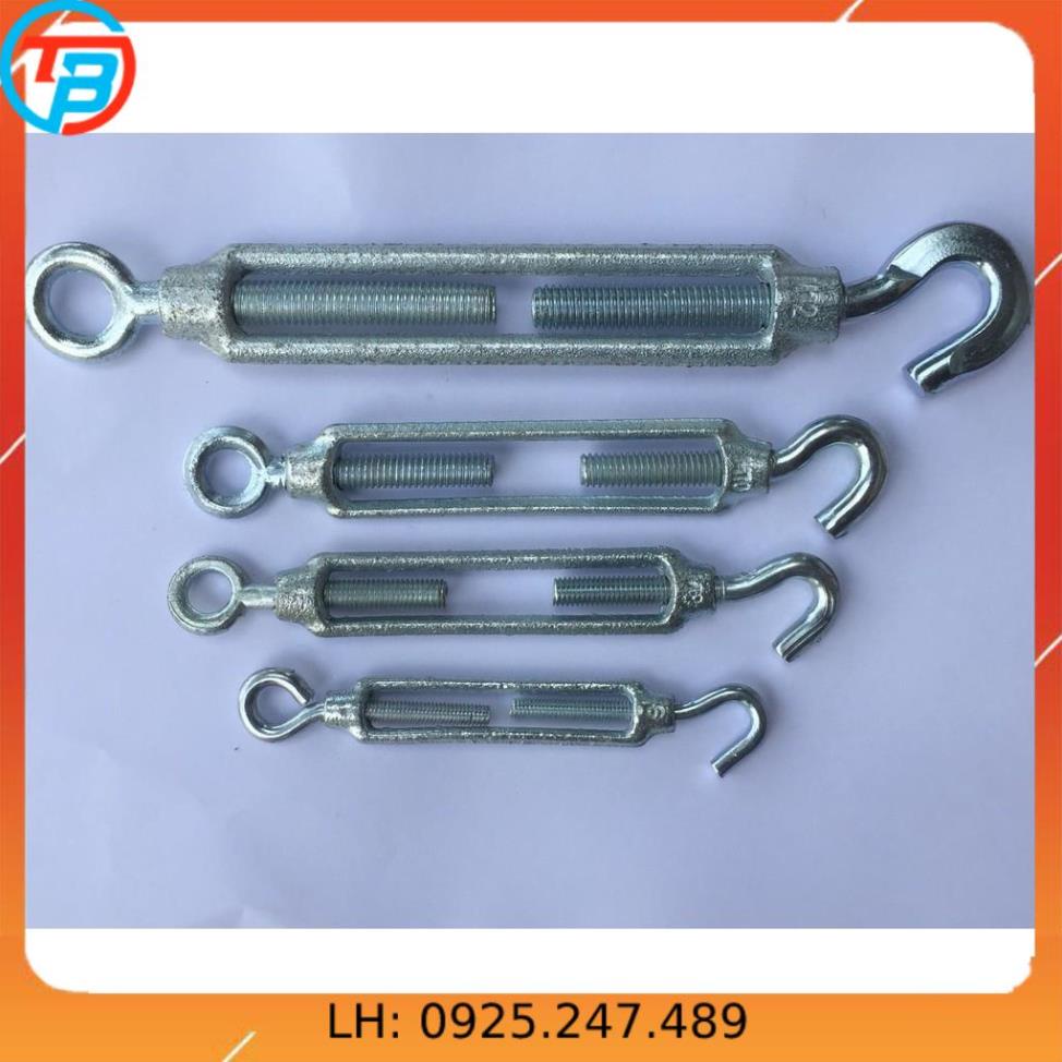 Tăng đơ thép mạ dùng để tăng dây cáp, dây phơi và chằng chống cột kèo