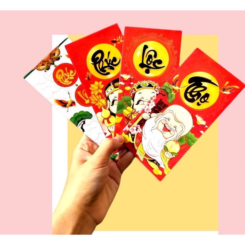 Bao lì xì tặng khách ( KHÔNG BÁN ) Set 5 hoặc Set 10 , Set 20 tuỳ theo đơn khách ạ