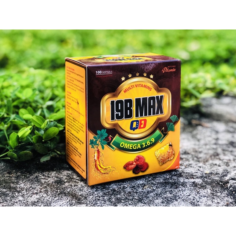 viên sâm bổ 19B MAX QĐ & OMEGA 3.6.9
