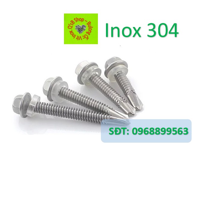 Vít bắn tôn inox, inox 304