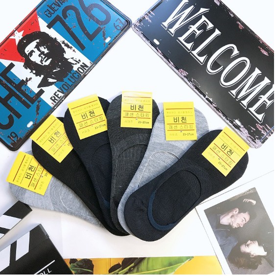 COMBO 5 đôi Tất lười nam nữ chất liệu vải cotton co giãn 4 chiều, vớ cổ ngắn dễ phối đồ TATNAM09