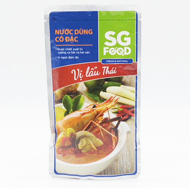 Combo 10 gói Gia vị lẩu Thái SG Food gói 150g