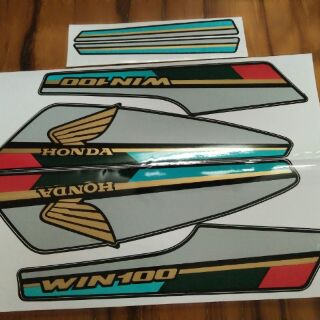 Bộ tem honda Win 100 đời 95 màu đen