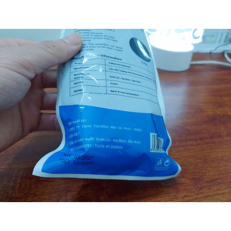 10 chiếc khẩu trang kf94 thương hiệu An Tâm mask , queen mask ,không xù lông , không mùi hôi