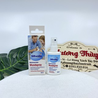 Xịt cầm máu và khử trùng vết thương Mivolis 50ml