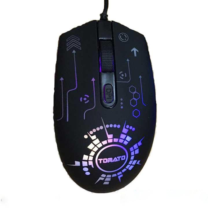 [SỈ- LẺ] Chuột Máy Tính Có Dây GAMING TOMATO S105 ĐỘ NHẠY, ĐỘ BỀN CAO, GIẢM TIẾNG ỒN