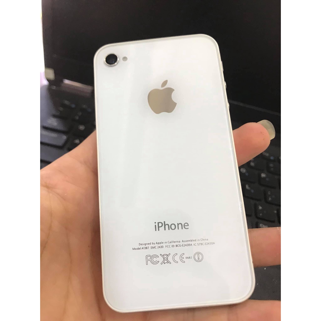 [Mã 2611DIENTU500K hoàn 7% đơn 300K] Điện thoại cũ i-phone 4 BH 3 tháng quốc tế ( dán sẵn cường lực và tặng cáp sạc ) | BigBuy360 - bigbuy360.vn