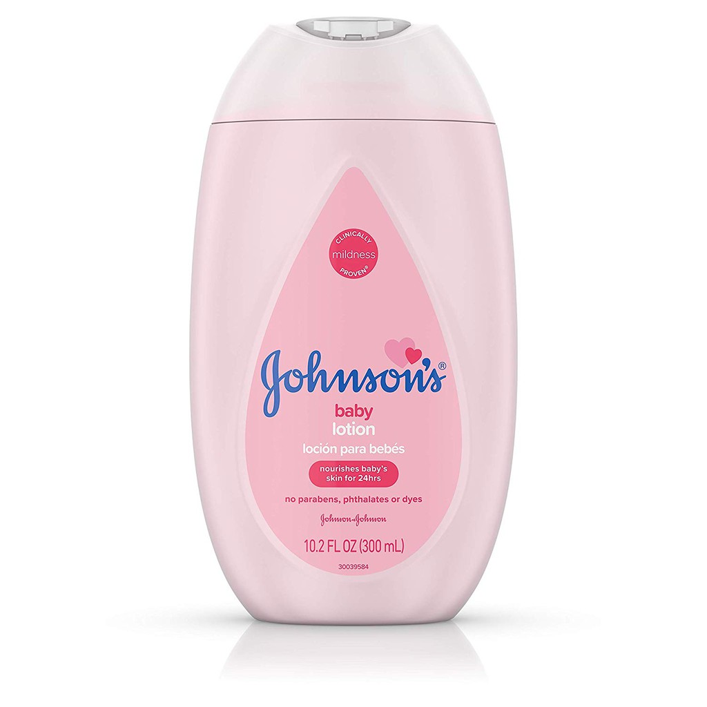 Dưỡng thể giữ ẩm da cho trẻ nhỏ Johnson's Baby Moisturizing Lotion 300ml (Mỹ)