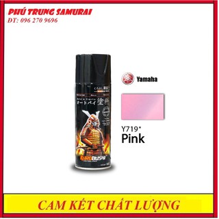 Sơn xịt samurai Y719* màu hồng