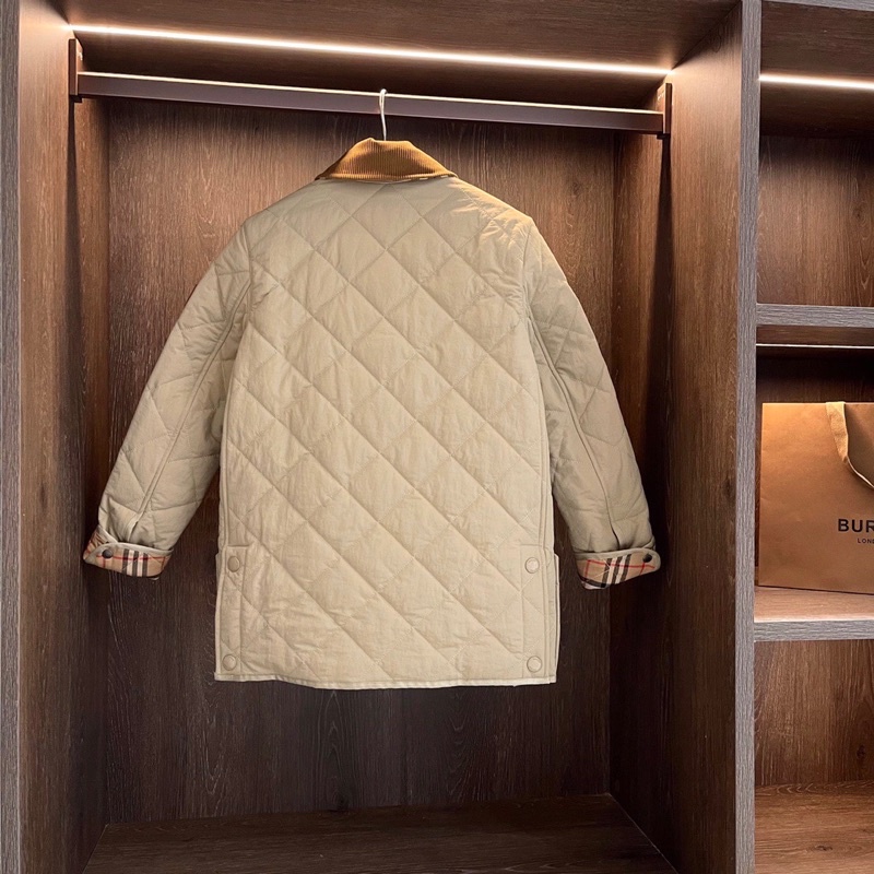 Áo khoác nữ phong cách vintage thương hiệu thời trang cao cấp Burberry